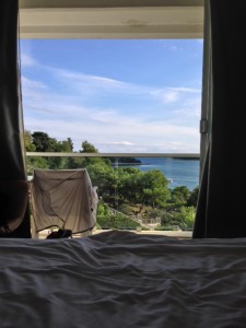 Fabulous view from a hotel bed!