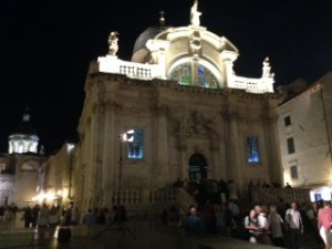 Beautiful Dubrovnik at night