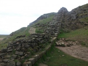 Crossing over the Wall near Sycamore Gap