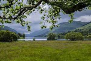 Admiring Loch Voil from Balquidder.