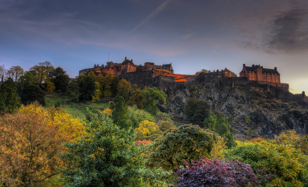 Edinburgh Castle. 