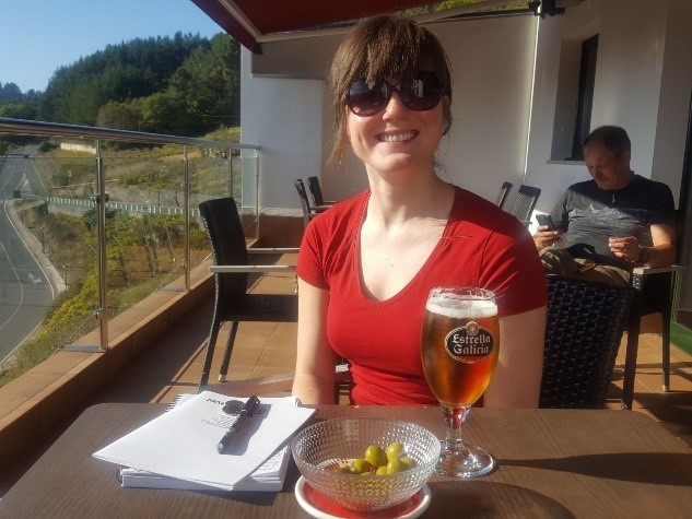 The bar terrace at Hotel Ferrerrido made for a great sun trap.