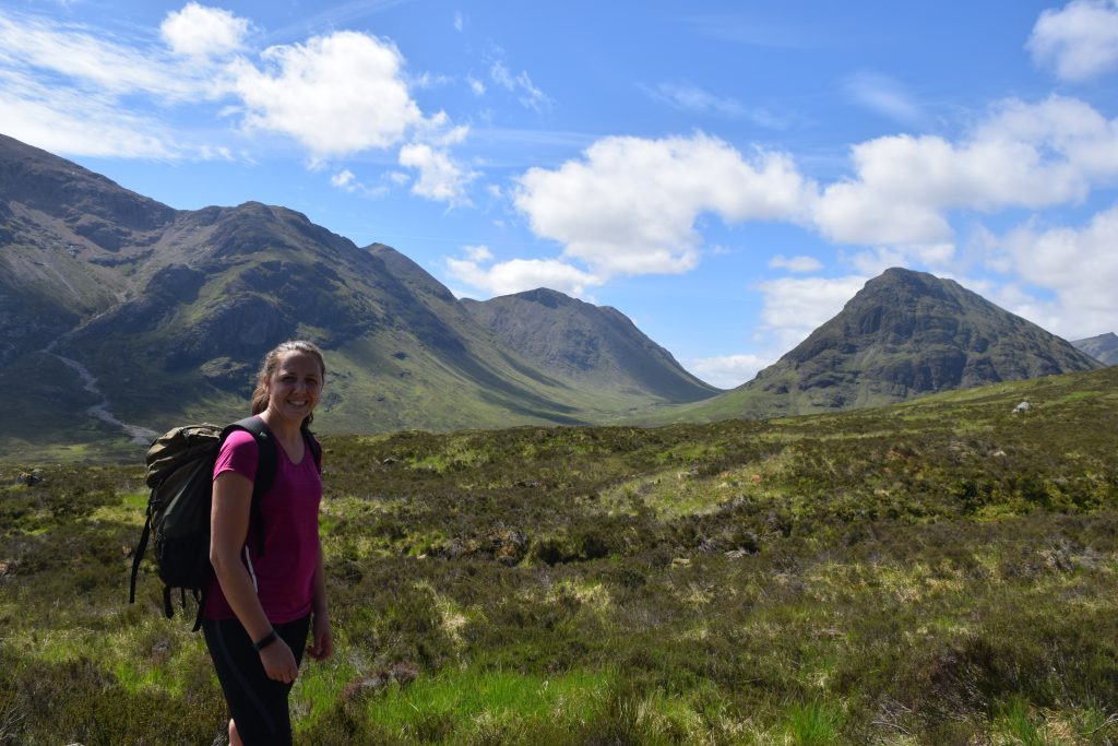 Hiker on the West Highland Way