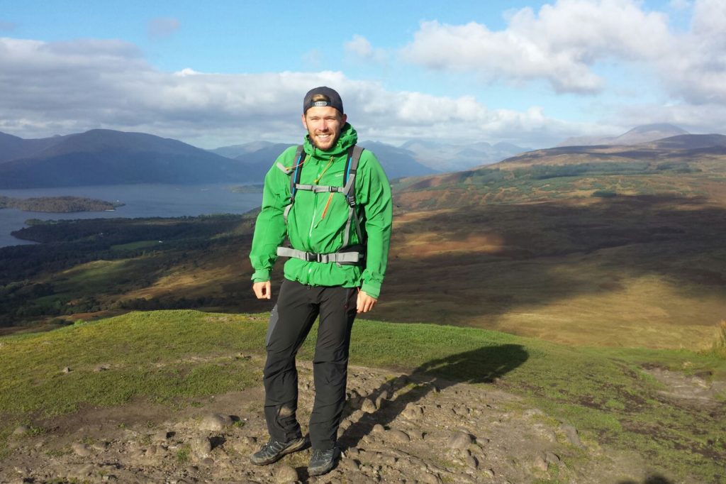 Michael auf dem West Highland Way