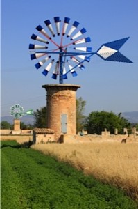 Cycle sights: A windmill on Mallorca
