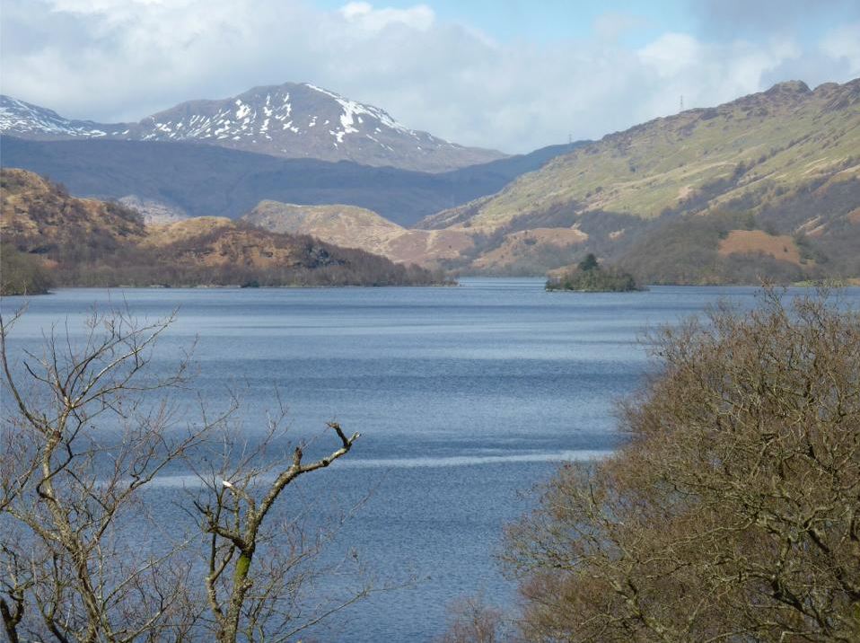 The majestic Loch Lomond on the West Highland Way