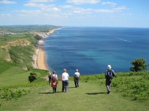 'Walking down Thorncombe Beacon'. Photographer James Cook, Dorset.