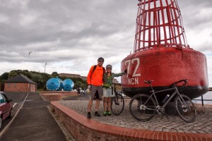 At the end of Hadrian's Cycleway
