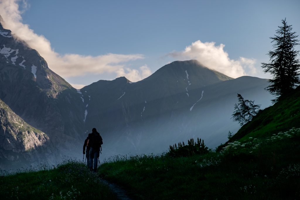 Hiking on the Tour du Mont Blanc