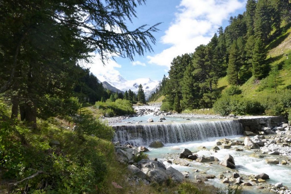 Engadine Valley Swiss Alps