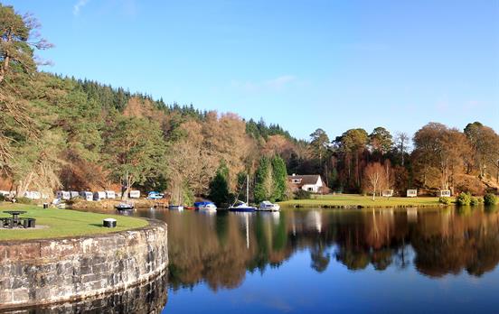 The Caledonian Canal at Gairlochy