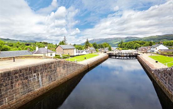 Traditional locks at Fort Augustus