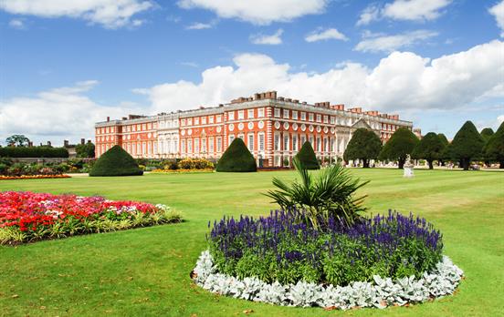 Ride via Hampton Court Palace
