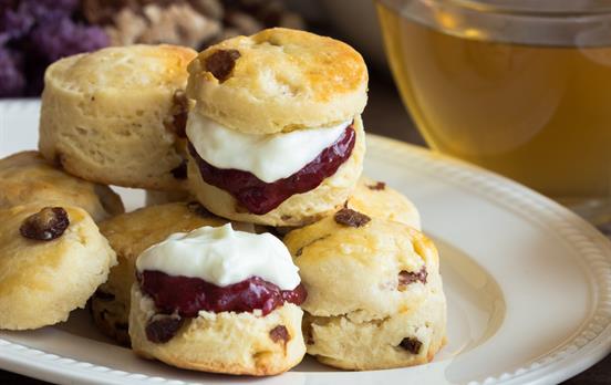 Cornish cream tea