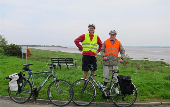 Leaving the Solway Firth to begin the journey