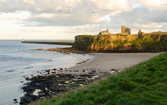 Tynemouth at the end of the route
