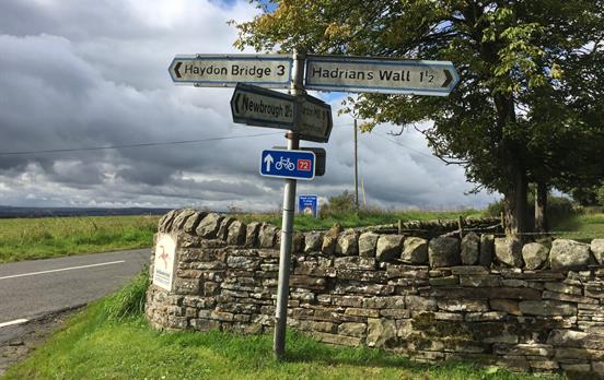 Follow the way-marking along the route