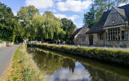 Riverside in Bourton-on-the-water