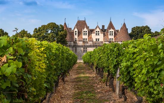 Picturesque castle of Monbazillac