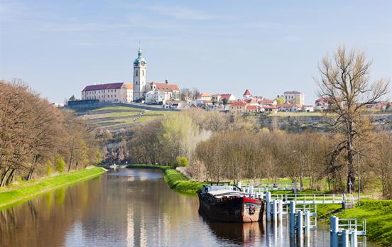The stately castle of Melnik