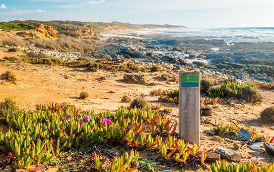 The wild Atlantic coast on the Rota Vicentina