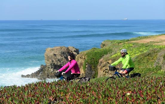 Cycling on the coastal trails