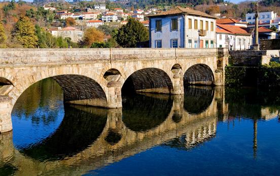 The iconic bridge in Ponte de Lima