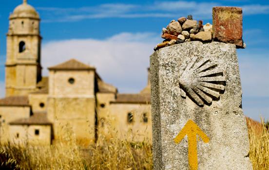 The iconic shell of the Camino