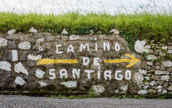 Follow the signposts from Leon to Santiago
