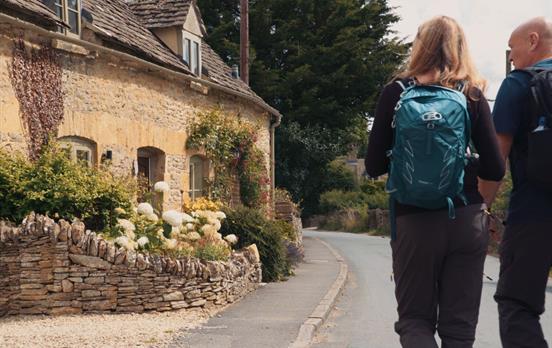 Walk along peaceful country lanes in the Cotswolds