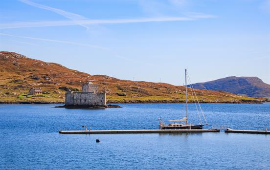 Kisimul Castle in Castlebay, Barra