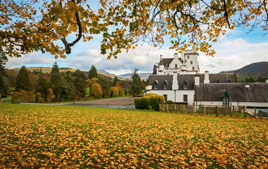 Blair Castle in Perthshire near Pitlochry