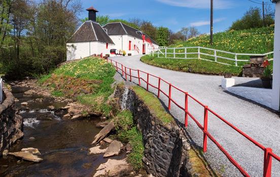 Edradour distillery in Pitlochry