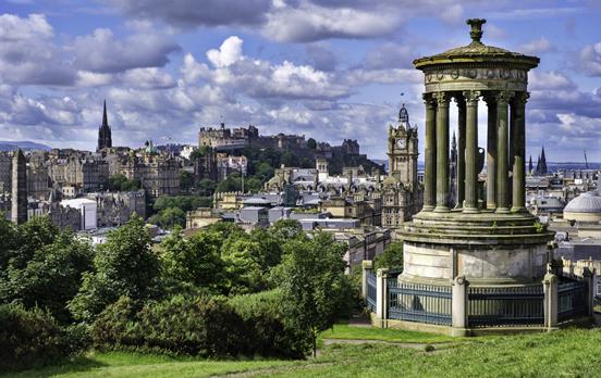 Blick über Edinburgh