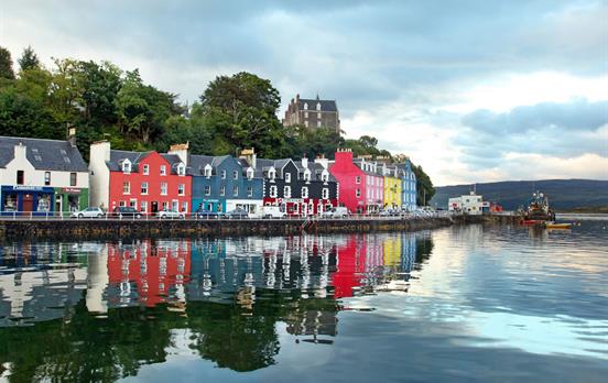 Colourful Tobermory in Mull