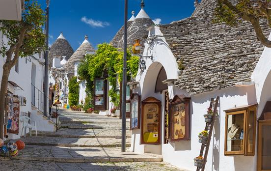 The streets of Alberobello