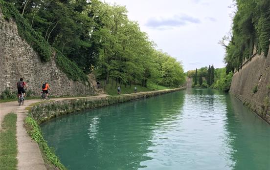 Porta Brescia's impressive ramparts