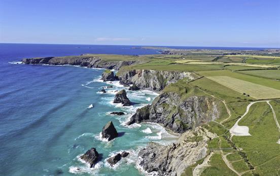 Bedruthan Steps Felsformation