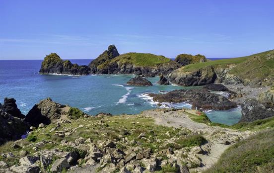 Kynance Cove auf der Lizard Halbinsel