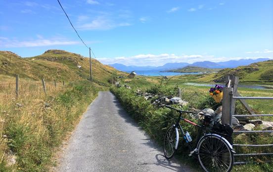 Deserted roads on Inishbofin