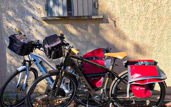 E-Bikes are perfect for riding in Provence