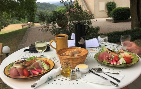 Enjoy long lunches of delicious local produce