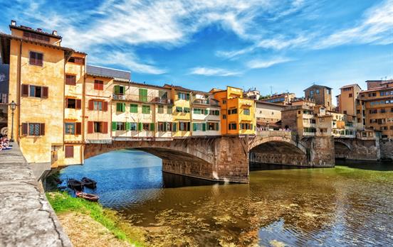 The iconic Ponte Vecchio in Florence