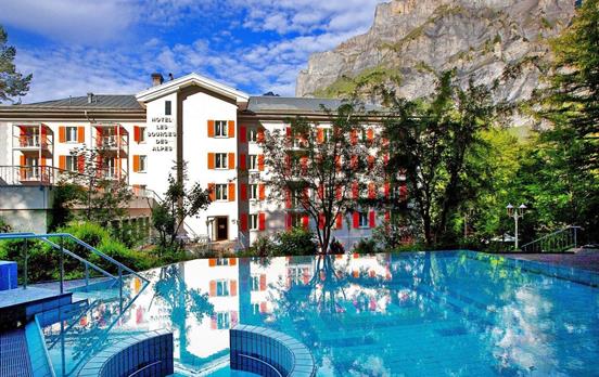 Les Sources des Alpes-hotel upgrade in Leukerbad
