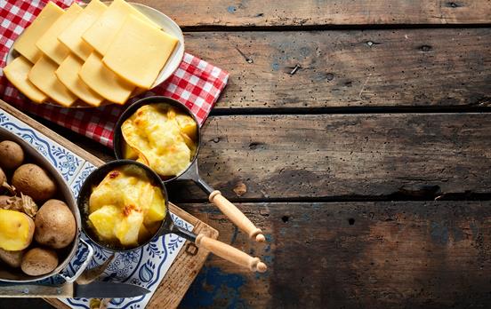 Typical Swiss mountain cuisine