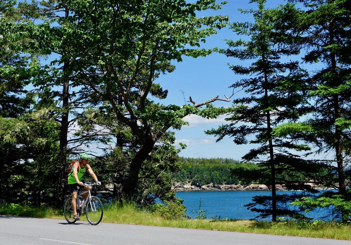 Biking Maine Acadia National Park Macs Adventure