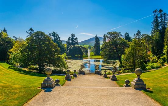 Views to Sugarloaf from Powerscourt