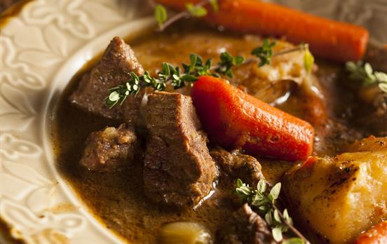 Traditional Irish beef stew