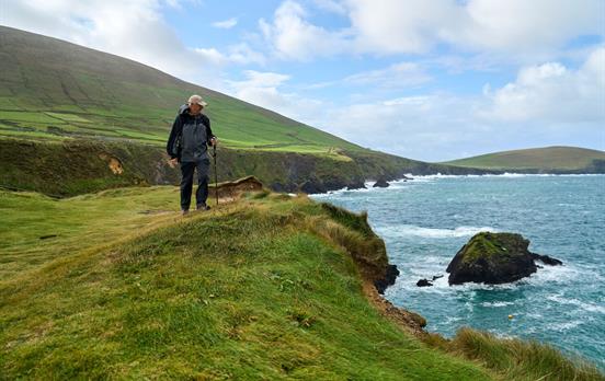 Ocean views on the Dingle Way