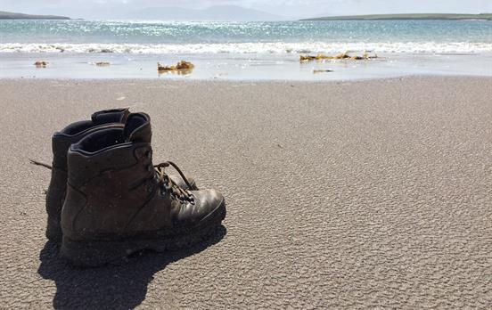 Take your boots off for some beach walking